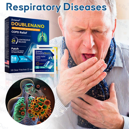 🫁FDA Approved|Zvoevo® DoubleNano COPD Relief Patch (💝 Cough, wheezing, shortness of breath, sputum, stuffy nose, bronchitis, bronchitis, allergy symptoms, lung discomfort🫁)