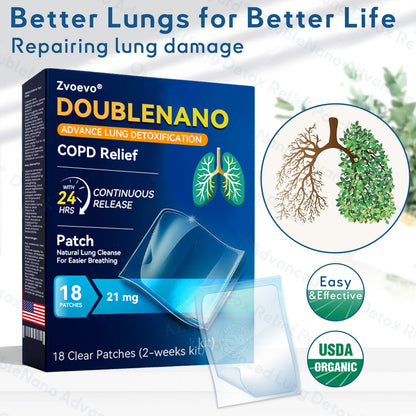 🫁FDA Approved|Zvoevo® DoubleNano COPD Relief Patch (💝 Cough, wheezing, shortness of breath, sputum, stuffy nose, bronchitis, bronchitis, allergy symptoms, lung discomfort🫁)