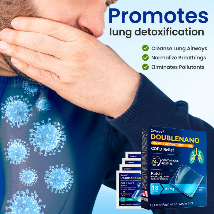💧FDA Approved:🔥 Hot Sale - Limited Stocks 🌿 Zvoevo® DoubleNano COPD Relief Patch 🔥50% OFF🔥