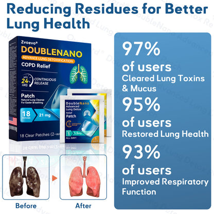 🫁FDA Approved|Zvoevo® DoubleNano COPD Relief Patch (💝 Cough, wheezing, shortness of breath, sputum, stuffy nose, bronchitis, bronchitis, allergy symptoms, lung discomfort🫁)