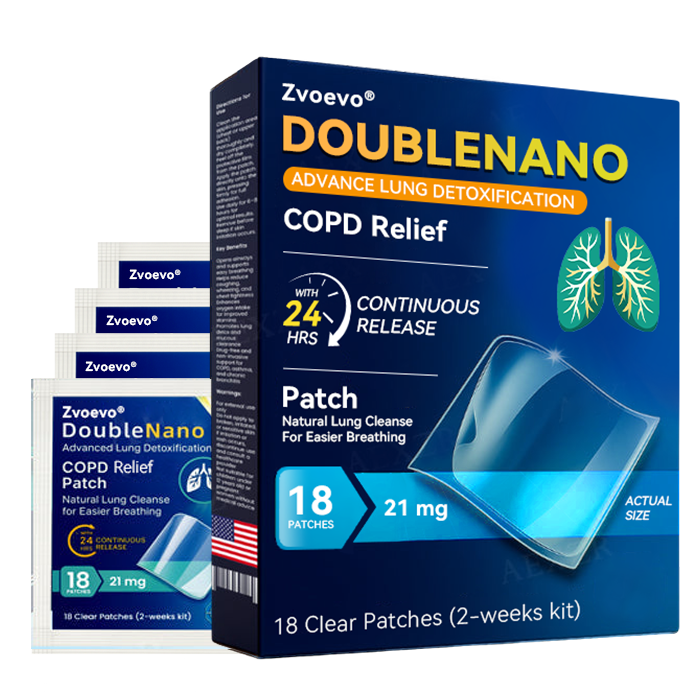 💧FDA Approved:🔥 Hot Sale - Limited Stocks 🌿 Zvoevo® DoubleNano COPD Relief Patch 🔥50% OFF🔥
