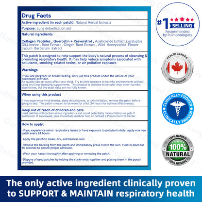 ✅𝐎𝐟𝐟𝐢𝐜𝐢𝐚𝐥 𝐒𝐭𝐨𝐫𝐞|𝐎𝐮𝐫𝐥𝐲𝐚𝐫𝐝®  𝐃𝐨𝐮𝐛𝐥𝐞𝐍𝐚𝐧𝐨 𝐀𝐝𝐯𝐚𝐧𝐜𝐞𝐝 𝐋𝐮𝐧𝐠 𝐃𝐞𝐭𝐨𝐱 𝐑𝐞𝐥𝐢𝐞𝐟 𝐏𝐚𝐭𝐜𝐡 (🍁💝 Cough, wheezing, shortness of breath, sputum, stuffy nose, bronchitis, bronchitis, allergy symptoms, lung discomfort🫁）