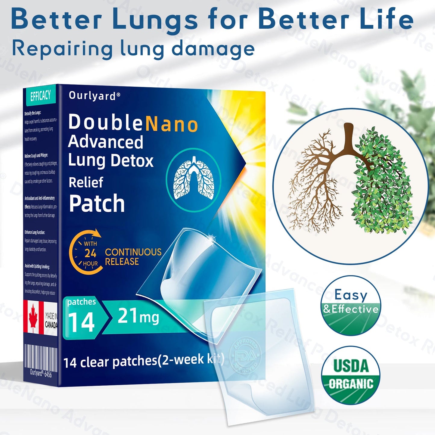 ✅𝐎𝐟𝐟𝐢𝐜𝐢𝐚𝐥 𝐒𝐭𝐨𝐫𝐞|𝐎𝐮𝐫𝐥𝐲𝐚𝐫𝐝®  𝐃𝐨𝐮𝐛𝐥𝐞𝐍𝐚𝐧𝐨 𝐀𝐝𝐯𝐚𝐧𝐜𝐞𝐝 𝐋𝐮𝐧𝐠 𝐃𝐞𝐭𝐨𝐱 𝐑𝐞𝐥𝐢𝐞𝐟 𝐏𝐚𝐭𝐜𝐡 (🍁💝 Cough, wheezing, shortness of breath, sputum, stuffy nose, bronchitis, bronchitis, allergy symptoms, lung discomfort🫁）