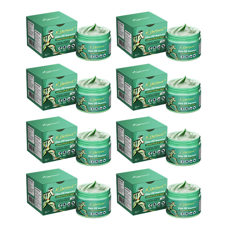 🦴FDA Approved|Ourlyard® Advanced Magnesium & Emu Oil Massage Pain Relief Cream (🏅The Ultimate Solution for Muscle Aches, Arthritis, Joint Pain, Nerve Pain, Inflammation, and Stiffness)